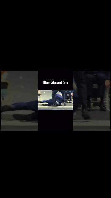 #President #Biden #trips and #falls