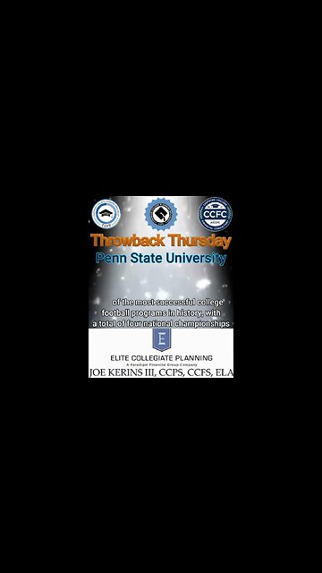 #ThrowbackThursday - Penn State University