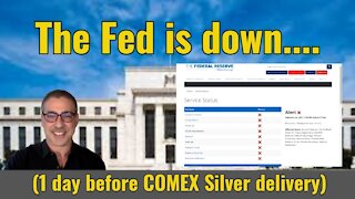 The Fed is down...