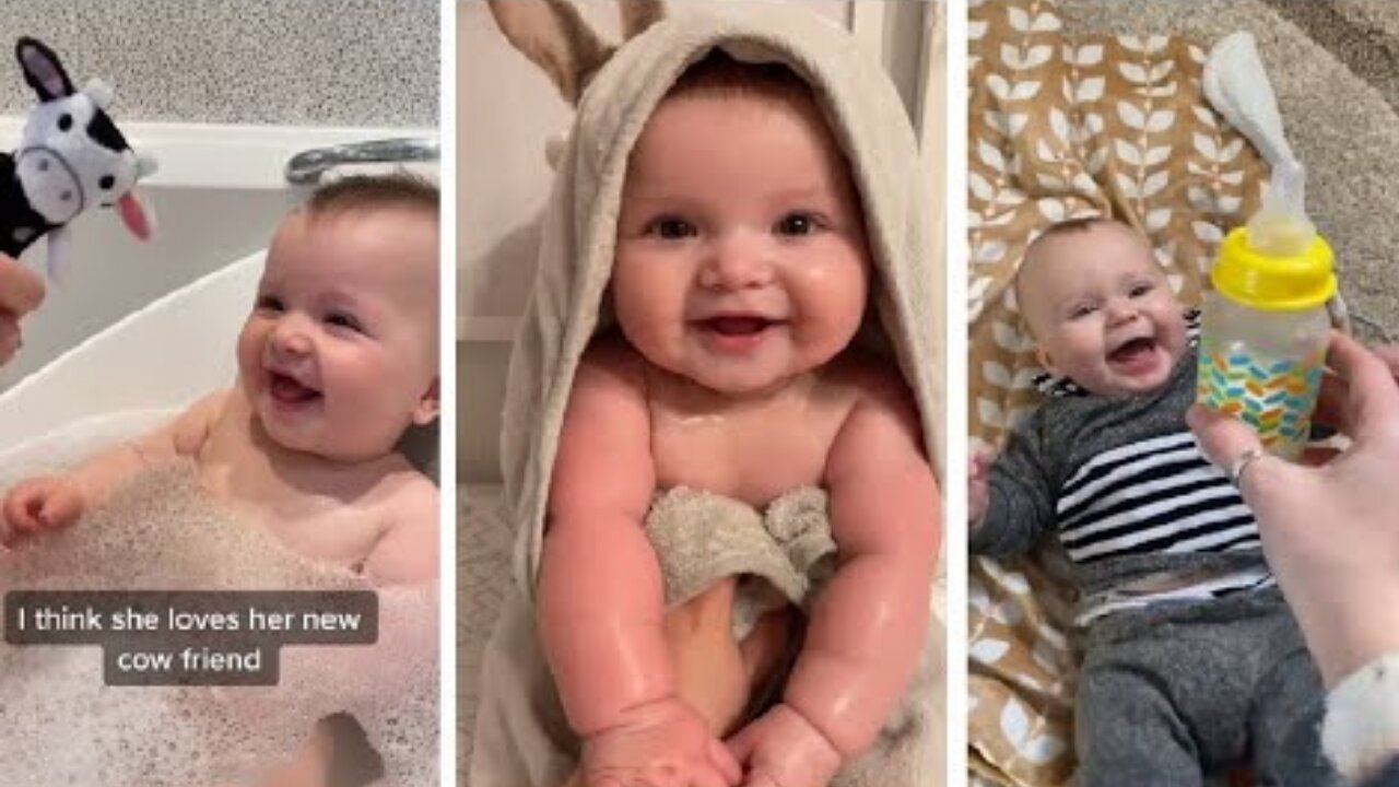 Cute chubby baby - Funny video