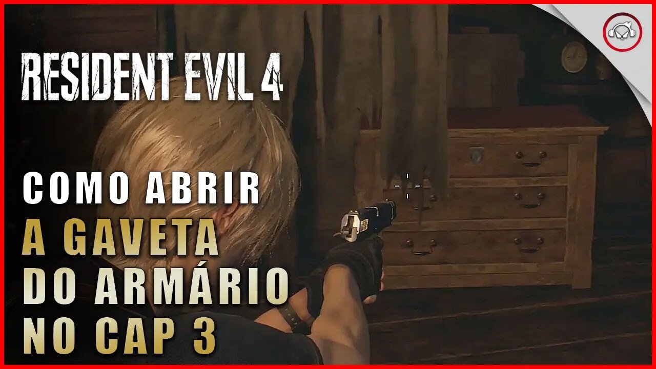 Resident Evil 4 Remake, Como abrir a gaveta do armário no cap 3 | Super-Dica