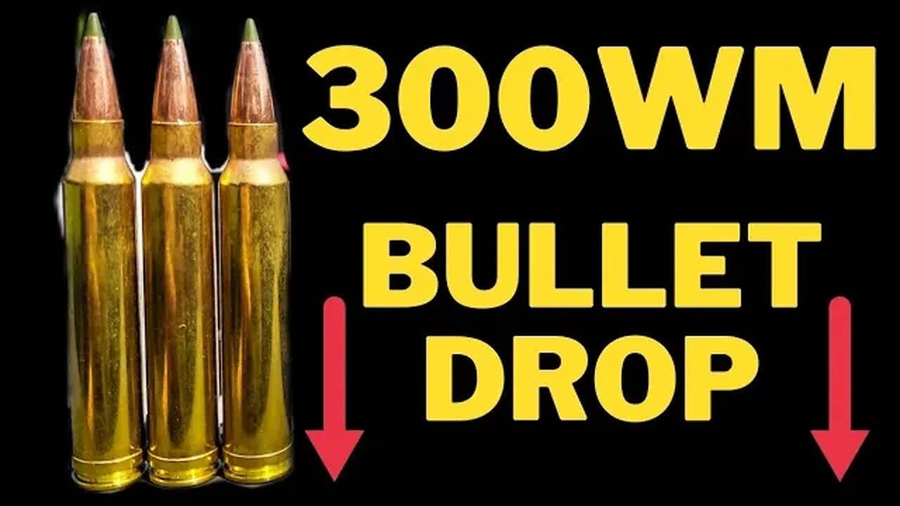 300 Win Mag Bullet Drop - With Holdovers and Dials for MOA and MILS #300wm #300winmag