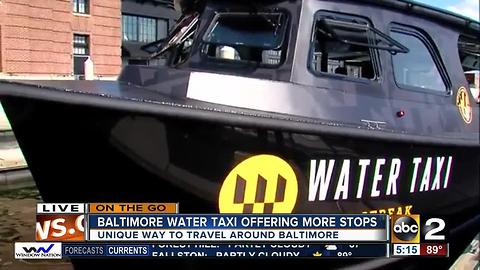 On the Go at the Baltimore Water Taxi