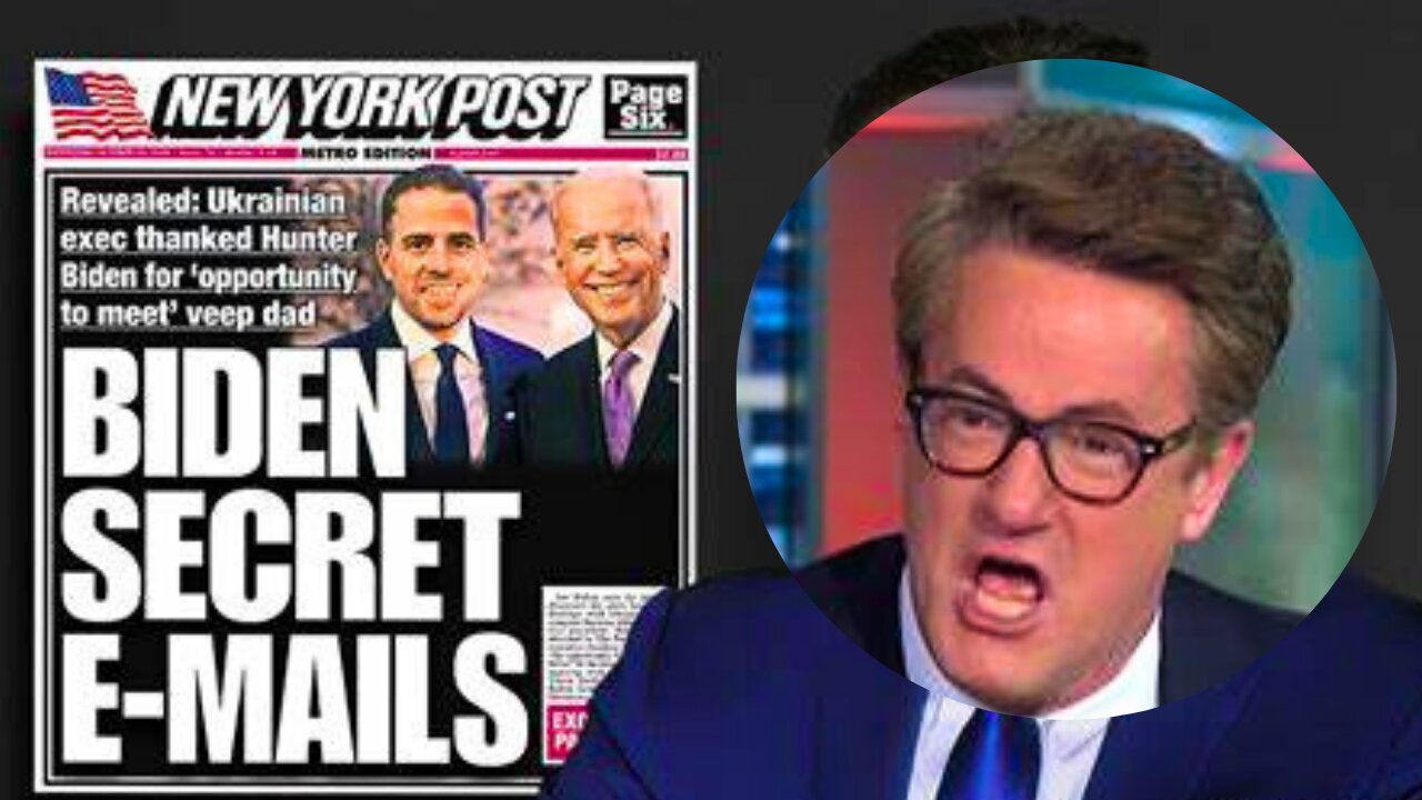 Morning Joe Finally Addresses His 2020 Laptop Story Smear of NY Post