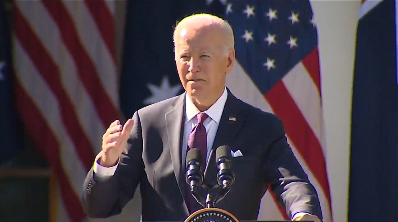 Biden Rambles About a Railroad Through The Middle East