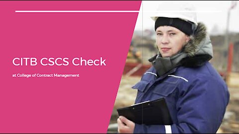 CITB CSCS Check