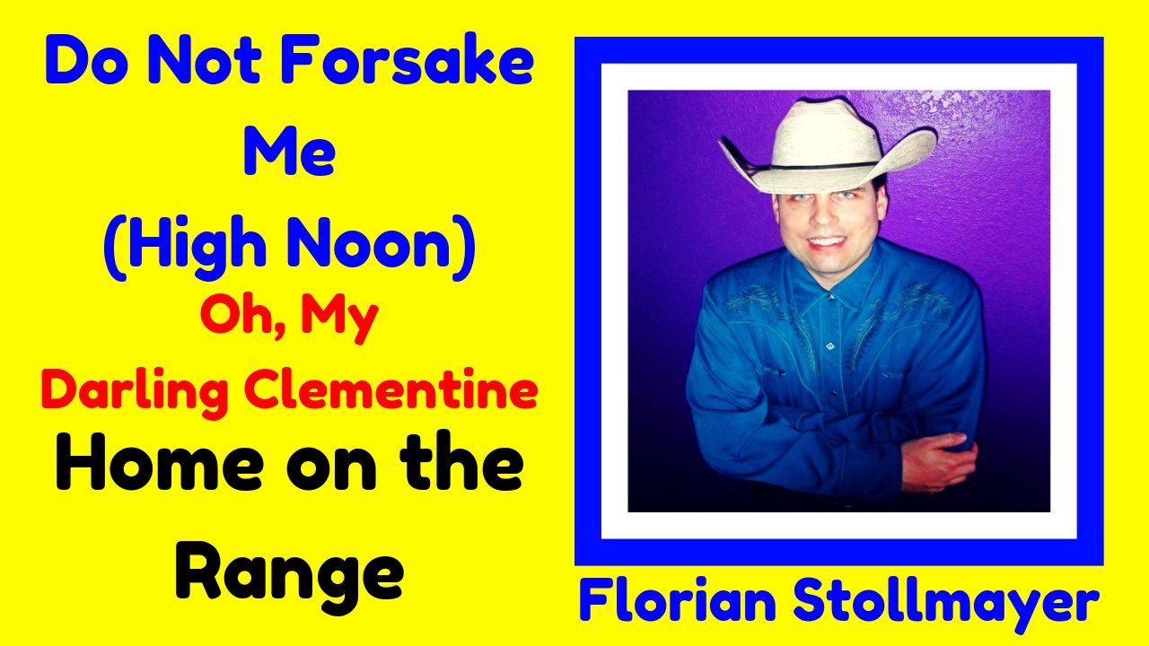 Florian Stollmayer Lyric Tenor sings Western Ballads (High Noon, Home on the Range...)