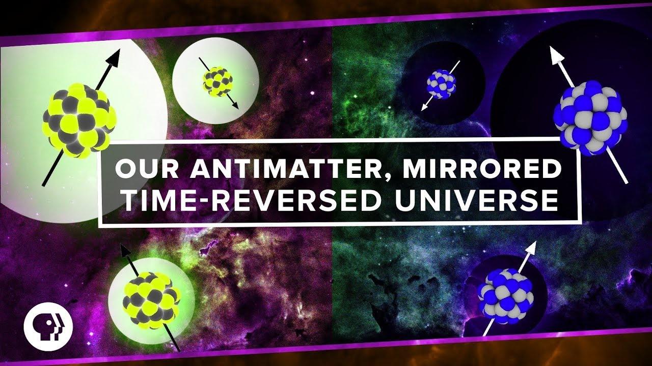 Our antimatter, mirrored, time-reversed universe