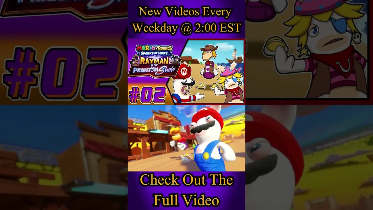 Mario + Rabbids Rayman In The Phantom Show Part 2 Video Highlights #Shorts