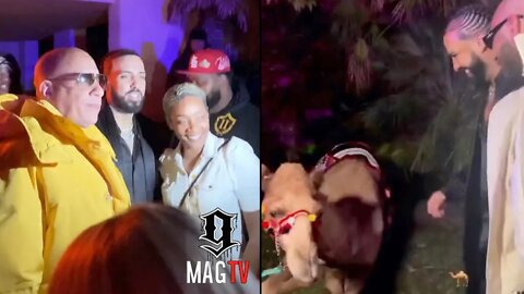 French Montana Gets A Camel From Swizz Beatz At His Star-Studded 38th B-Day Party! 🐪