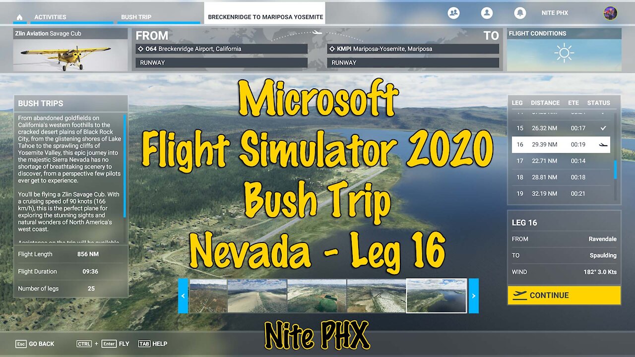 MSFS2020 Multiplayer Bush Trip Nevada Leg 16