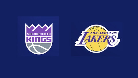 Kings @ Lakers. Visual Concepts NBA 2K25.