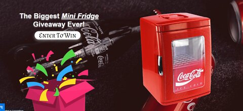 Coca-Cola Mini Fridge Giveaway: Win A Free Mini Fridge And A Year Of Coca-Cola!