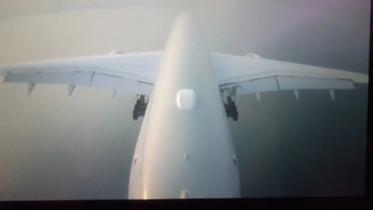 Tail Camera Landing View At (DOH) Doha, Qatar 2023 Video 1