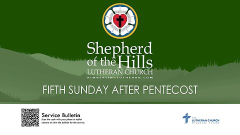 2023-07-02 - FIFTH SUNDAY AFTER PENTECOST