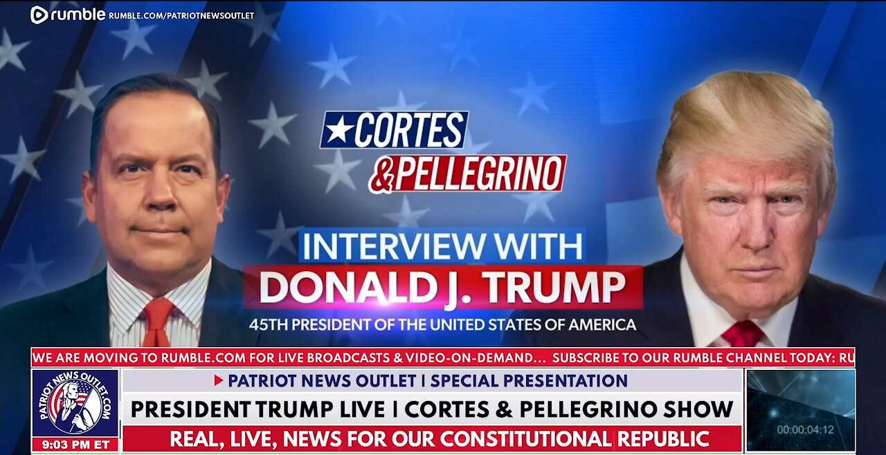 Steve Cortes Interviews President Trump | 5/25/2021