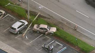 CHOPPER 5: Child injured after two-vehicle crash near West Palm Beach