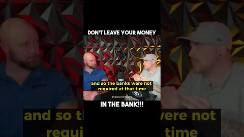 Don't Leave Your Money In the Bank! #Shorts