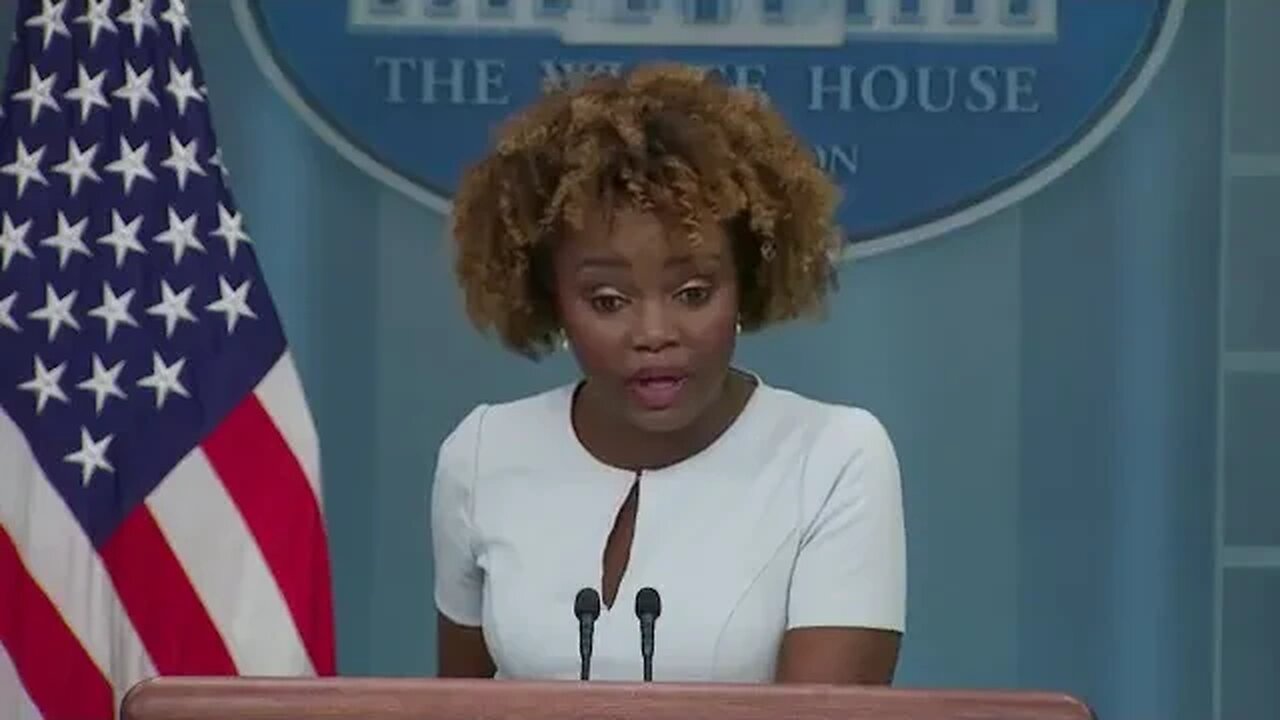 Karine Jean-Pierre Very Gently Responds To Democrat Rep Rashida Tlaib's Call For Genocide In Israel