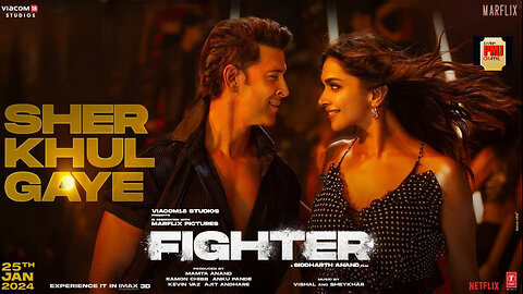 FIGHTER: Sher Khul Gaye (Song) | Hrithik Roshan,Deepika Padukone |Vishal Sheykhar |Kumaar |Bhushan