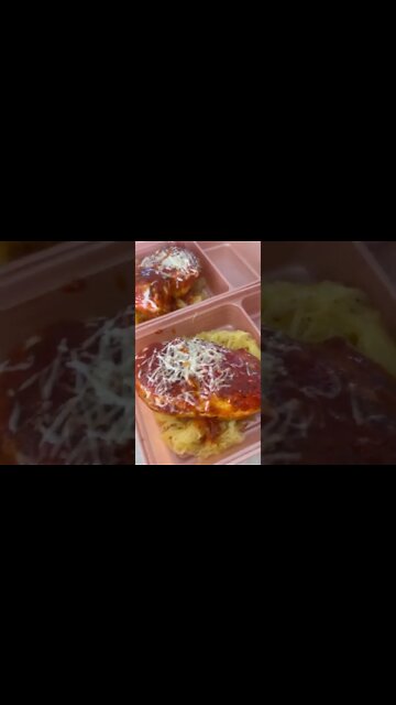 Low Carb Chicken Parmesan | FREE Keto Recipe (Link In Description) #Shorts