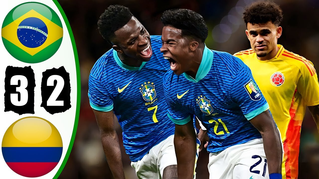 Brazil vs Colombia 3-2 Resumen Y Goles - CONMEBOL - Copa América 2024