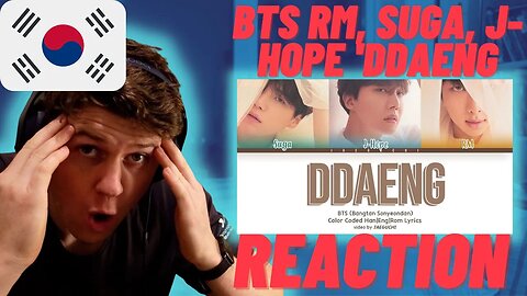 BTS RM, SUGA, j-hope 'DDAENG - IRISH REACTION!!