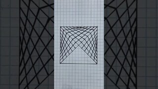Drawing 3D illusion Art #shorts