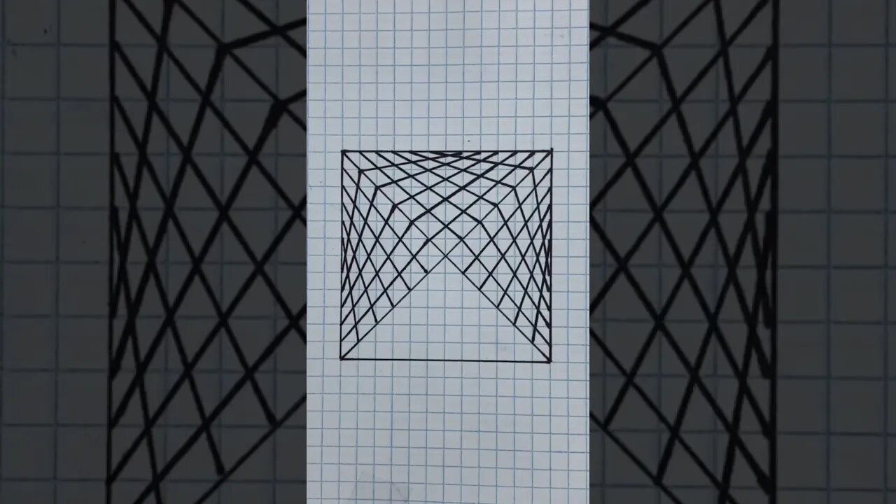 Drawing 3D illusion Art #shorts