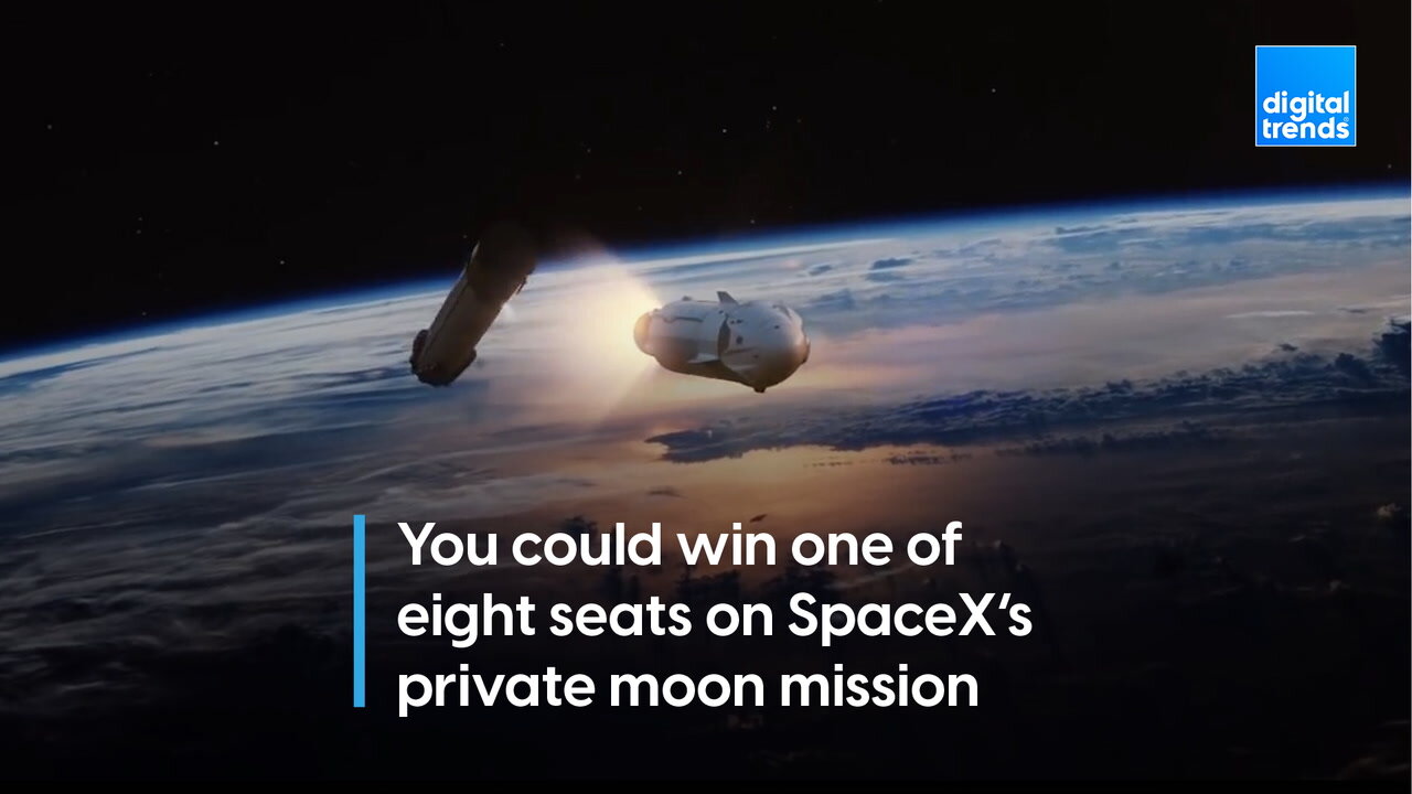 SpaceX private moon mission has eight free seats up for grabs