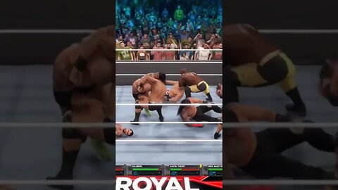 Royal Rumble Roman Reigns Cm Punk Batista Goldberg Seth Rollins Bobby Lashley #wwe2k23 #smackdown