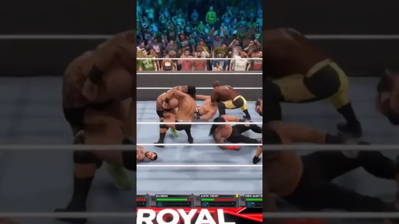 Royal Rumble Roman Reigns Cm Punk Batista Goldberg Seth Rollins Bobby Lashley #wwe2k23 #smackdown