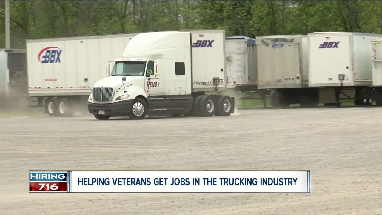 U.S. Department of Transportation starts program to help veterans get jobs in the trucking industry