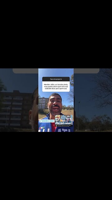 Não uso bomba “ainda”!?