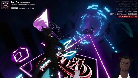 Sweatin to the oldies! 420 friendly! BEAT SABER