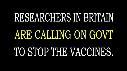 RESEARCHERS DEMAND STOPPAGE - NOW. - 3 min.