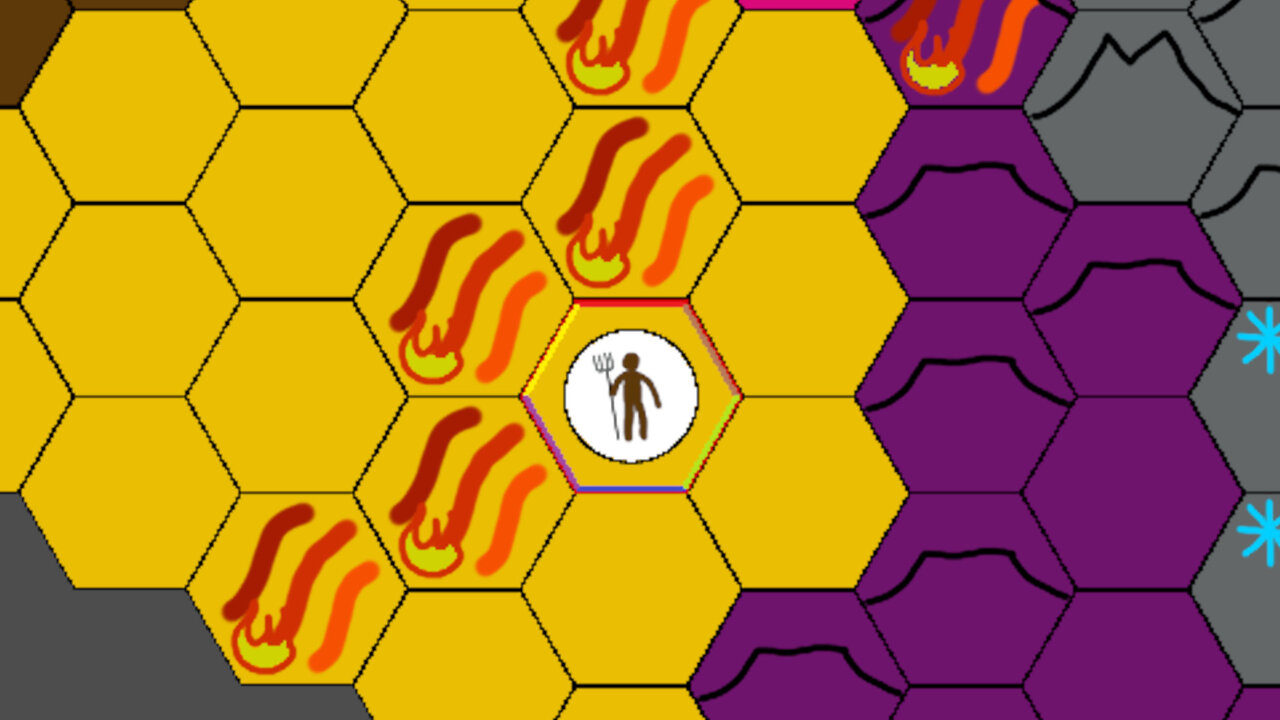 Restricting army movement with terrain, elevation and vegetation