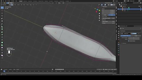 Modeling a Banana in Blender