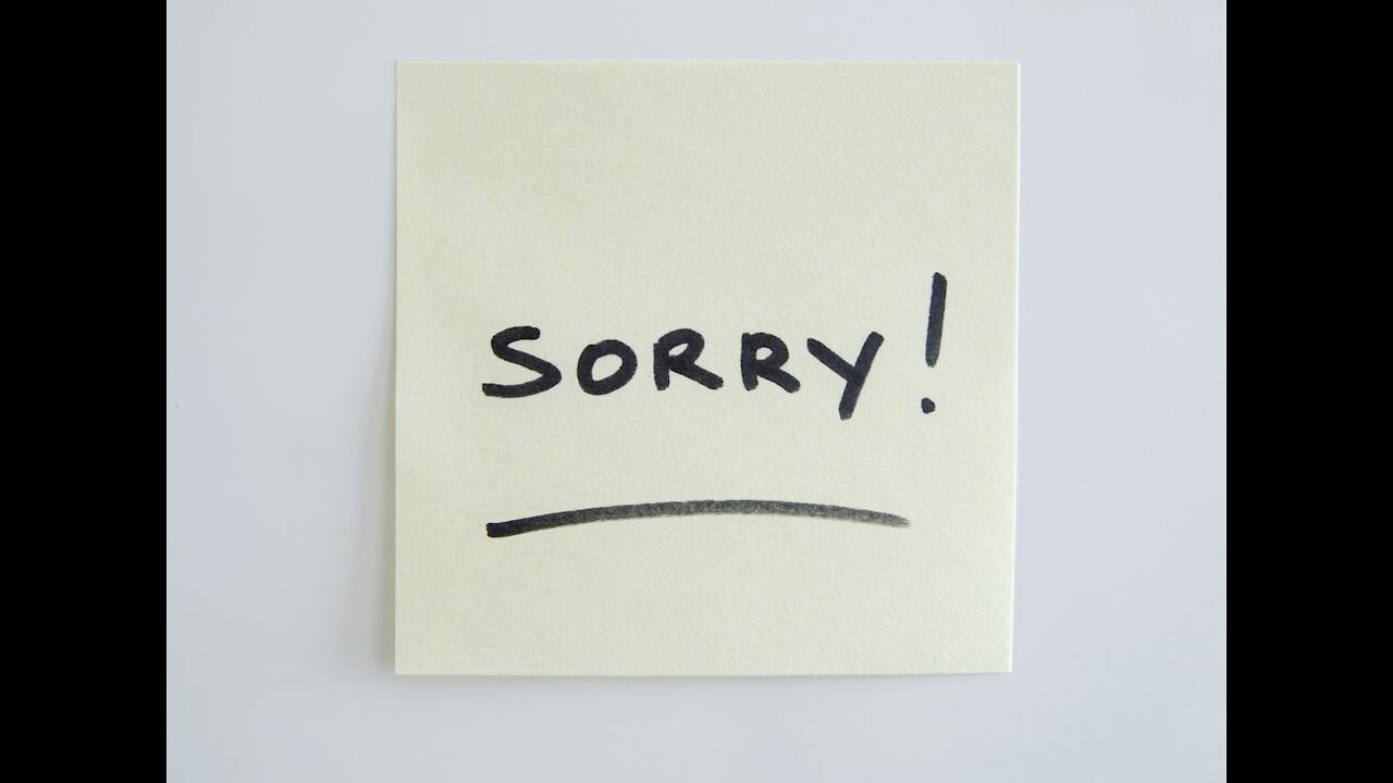 STOP Apologizing!