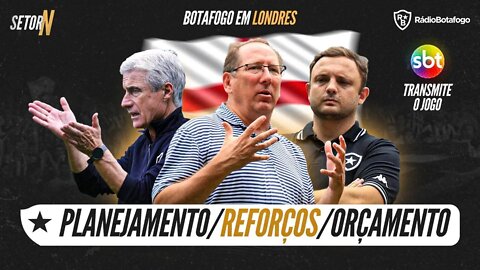 JOGO NO SBT | BOTAFOGO DECIDE FUTURO EM LONDRES | KANU E MATEUS NASCIMENTO FORA DE 2023?