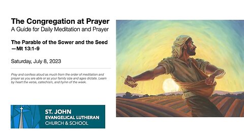 The Parable of the Sower and the Seed—Mt 13:1-9