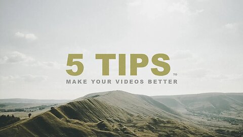 How to INSTANTLY Make Your Videos BETTER! (Tutorial)