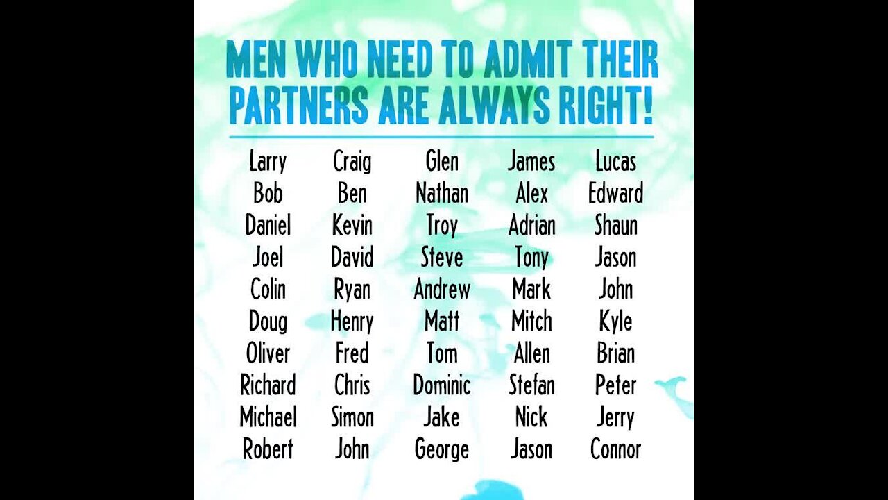 Men who need to admit [GMG Originals]