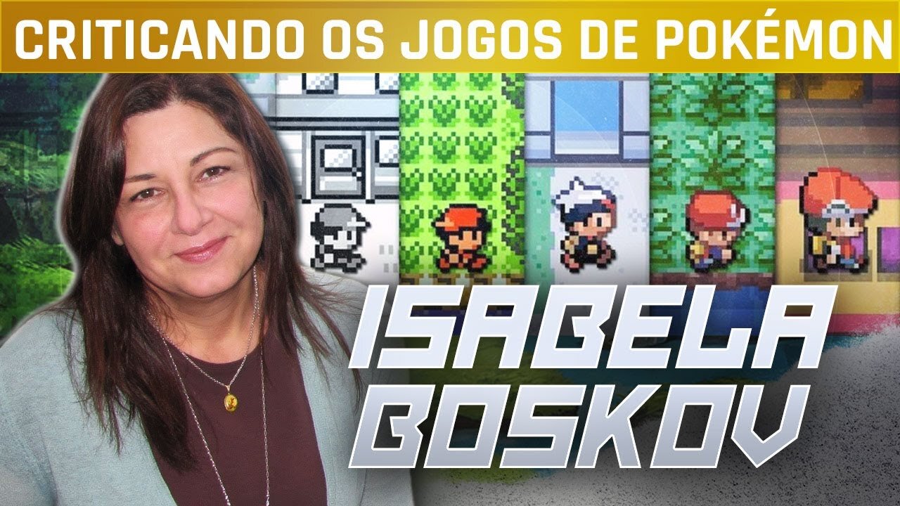 Isabela Boscov critica os jogos de #Pokemon