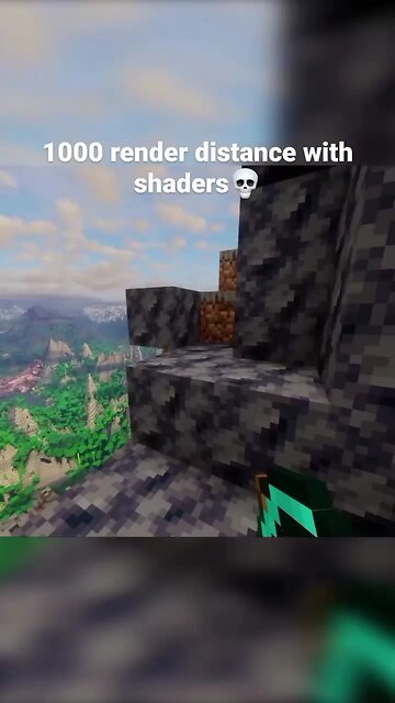 beautiful view in Minecraft