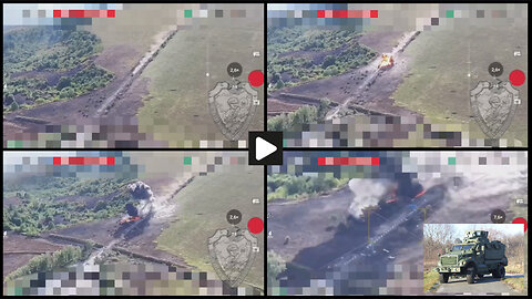 Belgorod region: Ukrainian MaxxPro AV he burned trying to cross the border