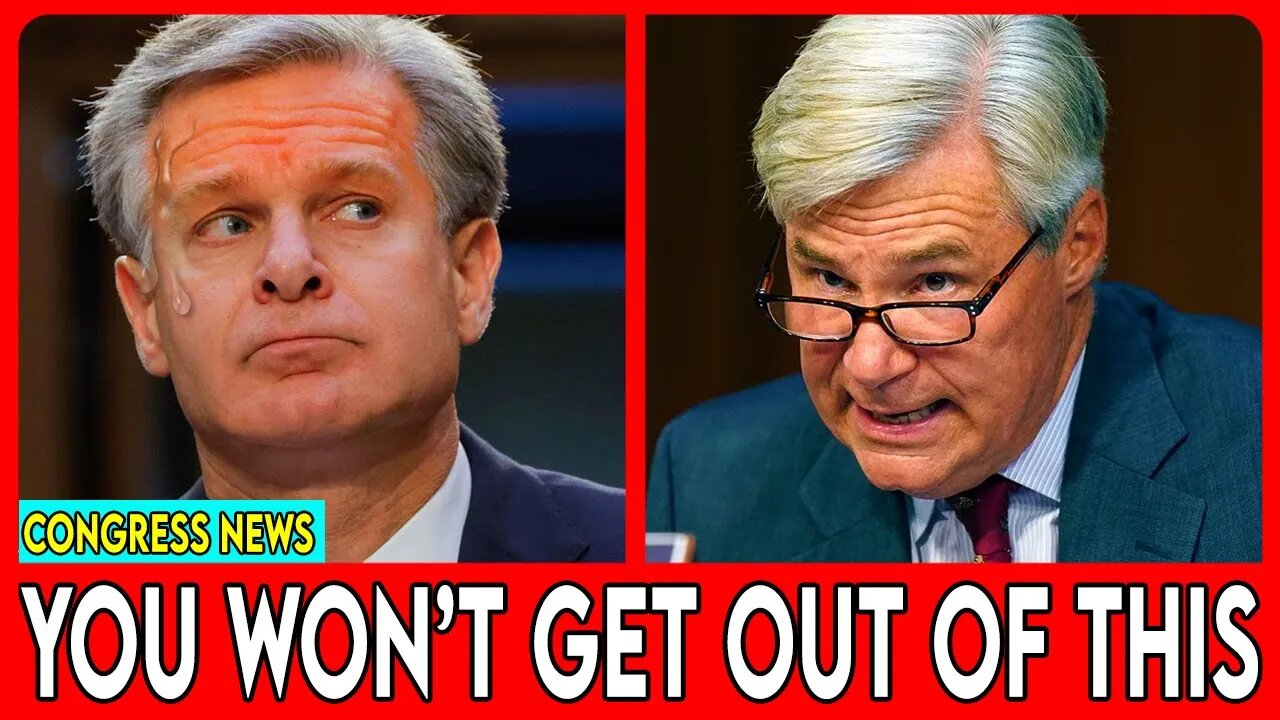 Sen. Whitehouse got Wray SWEATING with REVEALING Info