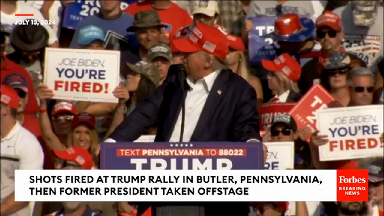 PRESIDENT TRUMP SHOT AT RALLY ✝️💪