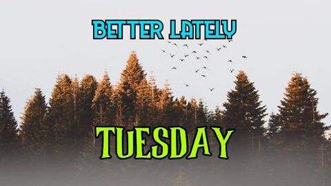 Better Lately - Tuesday