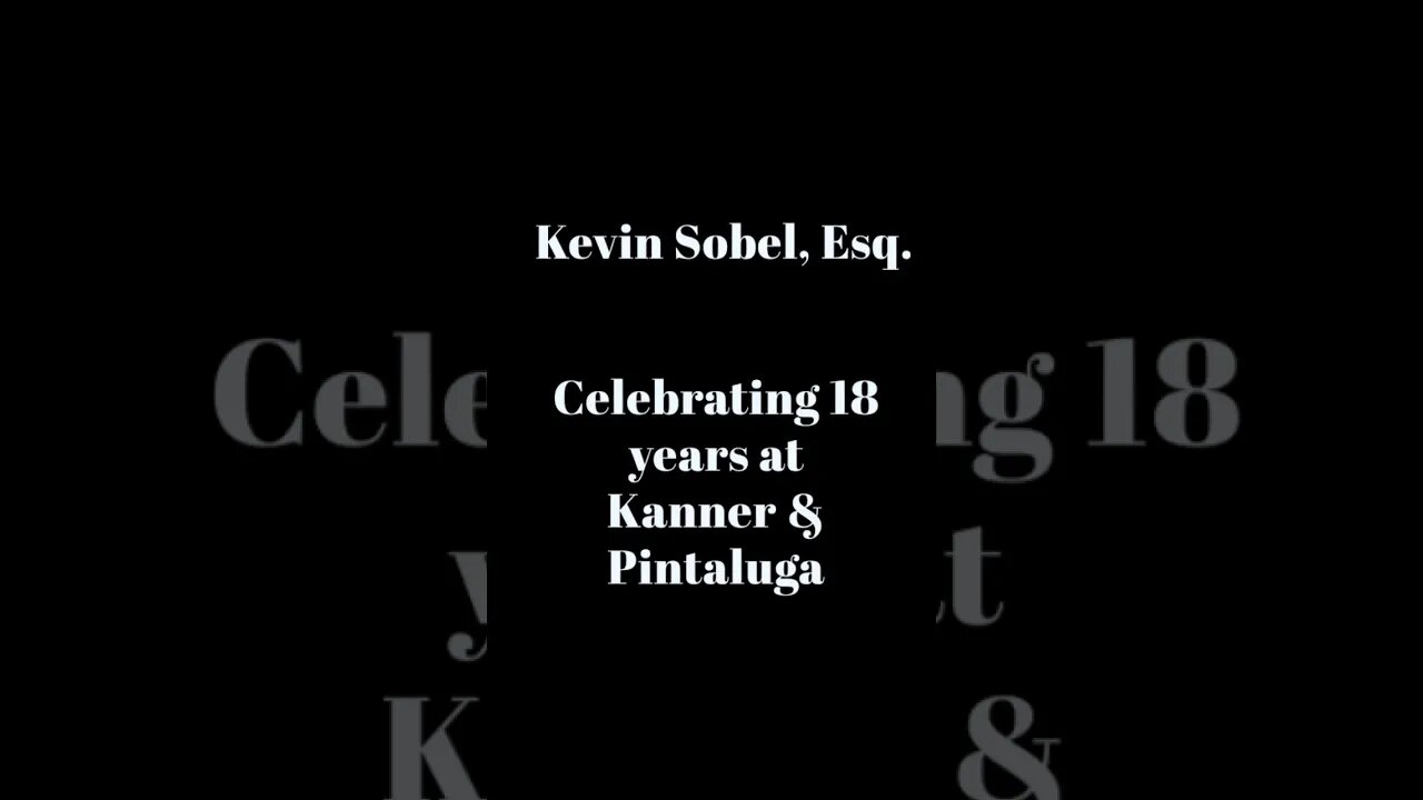 Celebrating 18 incredible years with our exceptional attorney, Kevin Sobel!